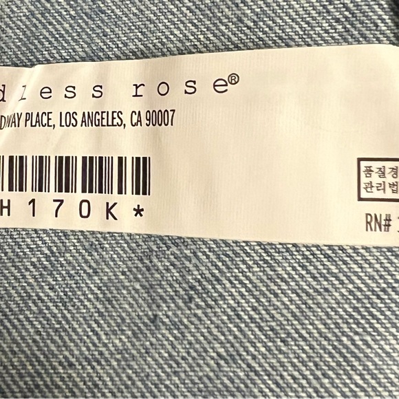 NWT Endless rose denim mini skirt - Picture 5 of 5